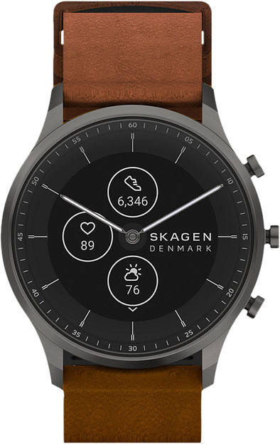 Skagen Jorn Hybrid HR SKT3201 Gray/Brown Coolblue Smartwatches