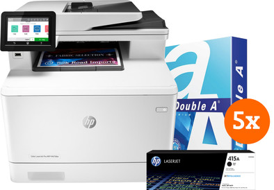 HP Color LaserJet Pro MFP M479dw + 1 extra zwarte toner + 2.500 vellen papier is nooit meer leverbaar