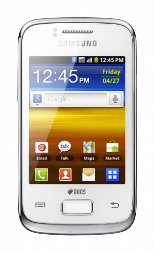 Samsung Galaxy Y Duos S6102 Wit is nooit meer leverbaar