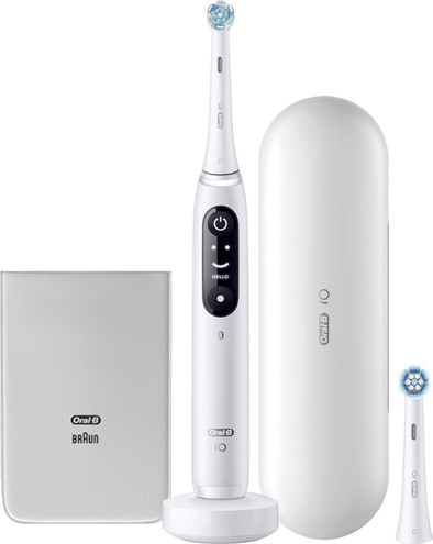 Oral-B iO Series 7w Wit met extra opzetborstel is nooit meer leverbaar