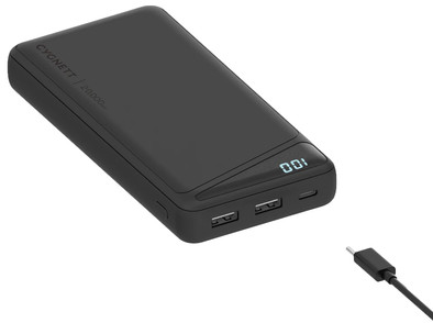 Cygnett ChargeUp Boost Powerbank 20.000 mAh Zwart is nooit meer leverbaar