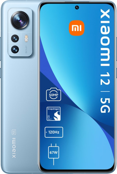 Xiaomi 12 256GB Blauw 5G is nooit meer leverbaar