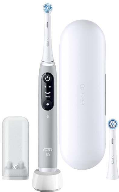 Oral-B iO Series 6N Grijs + extra iO Gentle Care opzetborstel is nooit meer leverbaar