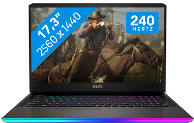 MSI Raider GE77HX 12UGS-023NL is nooit meer leverbaar