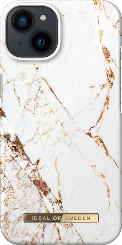 Ideal of Sweden Carrara Gold Apple iPhone 14 Back Cover is nooit meer leverbaar