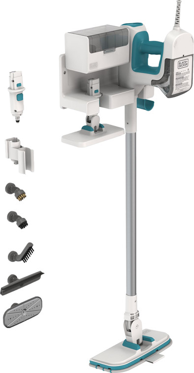 BLACK+DECKER 1500W Steam-mop 10 accessoires is nooit meer leverbaar