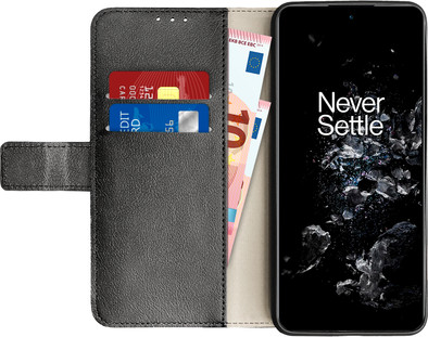 Just in Case Wallet OnePlus 10T Book Case Zwart is nooit meer leverbaar