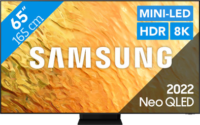 Samsung Neo QLED 8K 65QN800B (2022) is nooit meer leverbaar