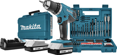 Makita HP457DWE + 100-delige bit- en borenset is nooit meer leverbaar