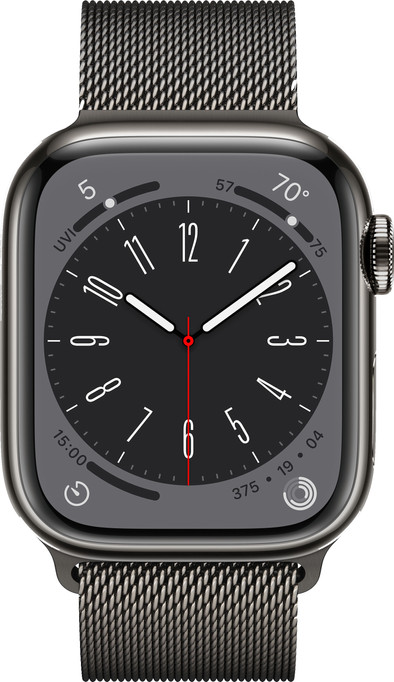 Apple Watch Series 8 4G 41mm Graphite Stainless Steel Milanese Watch Strap is no longer available