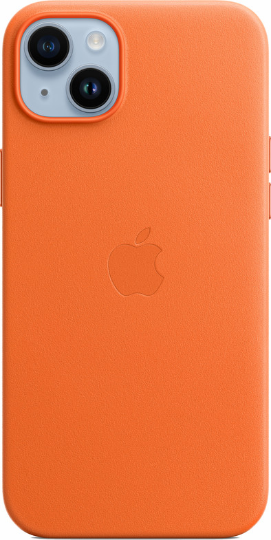 Apple iPhone 14 Plus Back Cover with MagSafe Leather Orange is no longer available