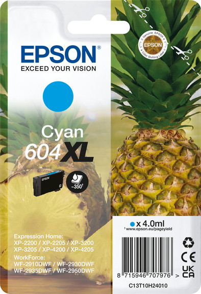 Le produit Epson 604XL Cartouche Cyan ne sera plus jamais disponible