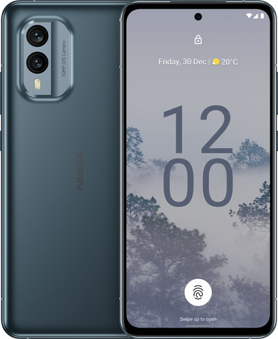 Nokia X30 128GB Blauw 5G is nooit meer leverbaar