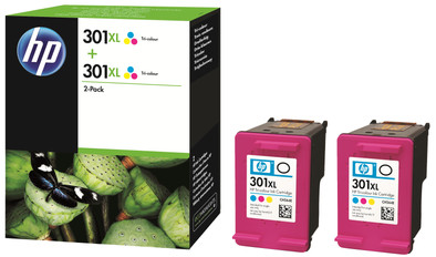 HP 301XL Cartridges Kleur Duo Pack is nooit meer leverbaar