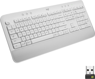 Logitech Signature K650 Comfort Draadloos Toetsenbord Wit Qwerty is nooit meer leverbaar