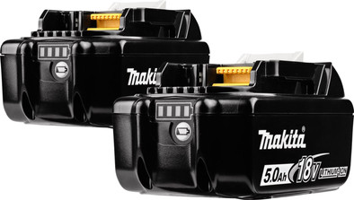 Makita BL1850B LXT 18V 5,0 Ah Accu 2-pack is nooit meer leverbaar