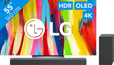 LG OLED55C24LA (2022) + Soundbar is nooit meer leverbaar