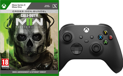 Call of Duty Xbox One/Series X + Xbox Wireless Controller Zwart is nooit meer leverbaar