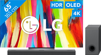 LG OLED65C24LA (2022) + Soundbar is nooit meer leverbaar