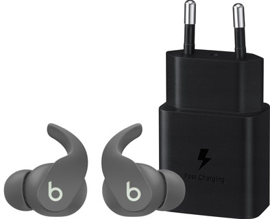 Beats Fit Pro Grijs + Samsung Oplader 15W is nooit meer leverbaar