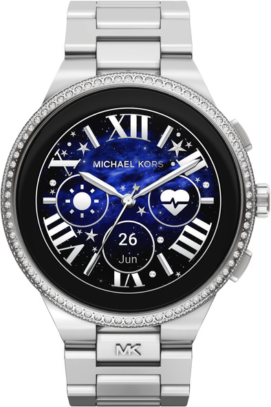 Michael Kors Gen 6 Camille Display MKT5143 Zilver 44mm is nooit meer leverbaar