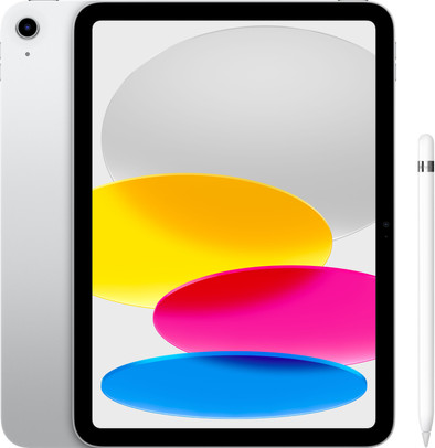 Apple iPad (2022) 10.9 inch 256GB Wifi Zilver + Apple Pencil 1 (2022) is nooit meer leverbaar