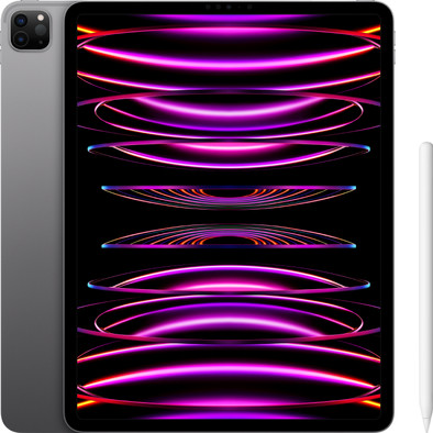 Apple iPad Pro (2022) 12.9 inch 128GB Wifi Space Gray + Apple Pencil 2 is nooit meer leverbaar