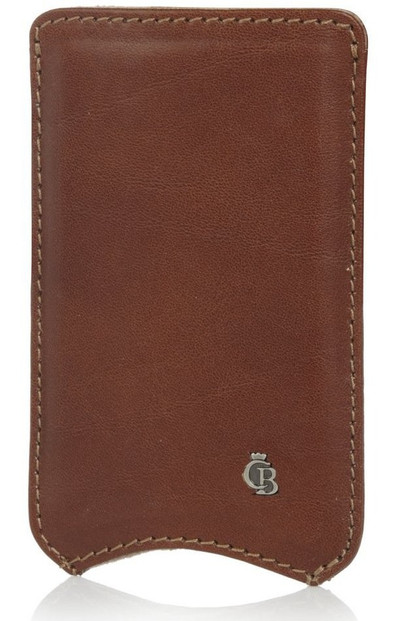 Castelijn &amp; Beerens iPhone 4 / 4S Metal Logo Etui Lichtbruin is nooit meer leverbaar