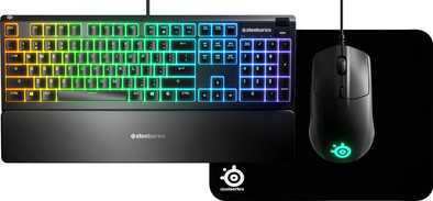 SteelSeries Apex 3 Gaming Keyboard QWERTY + Rival 3 Gaming Mouse + Mouse Pad is no longer available