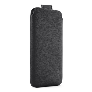 Belkin Leather Pull Case Apple iPhone 5/5S/SE Black is nooit meer leverbaar