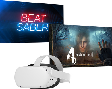 Meta Quest 2 128GB + Resident Evil 4 is nooit meer leverbaar