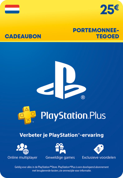 25 Euro PlayStation Store Tegoed Kaart is nooit meer leverbaar