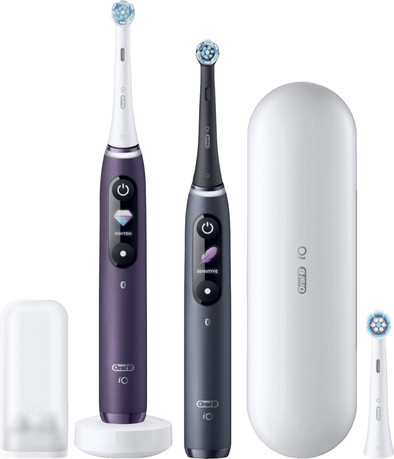 Oral-B iO 8n Purple and Black Duo Pack with Extra Brush Attachment is no longer available