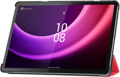 Just In Case Smart Tri-Fold Lenovo P11 (2de generatie) Book Case Rood is nooit meer leverbaar