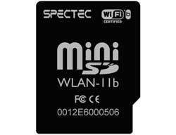 Spectec mini-SD WLAN is nooit meer leverbaar
