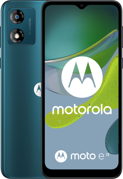 Motorola Moto E13 64GB Groen is nooit meer leverbaar