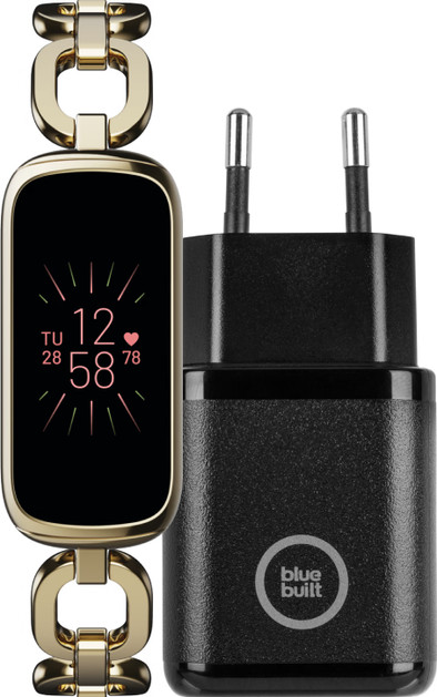 Fitbit Luxe Speciale Editie Goud + BlueBuilt Oplader is nooit meer leverbaar