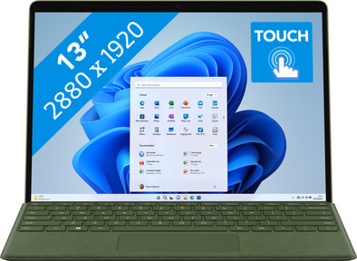 Microsoft Surface Pro 9 - 13&quot; - Intel Core i5 - 8GB RAM&#x2F;256GB SSD - Forest is nooit meer leverbaar