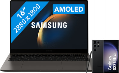 Samsung Galaxy Book3 Ultra NP960XFH-XA1NL + Galaxy S23 Ultra is no longer available