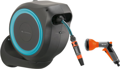 GARDENA Wall Hose Box 15 RollUp S + GARDENA Classic Multifunctional Spray Nozzle is no longer available
