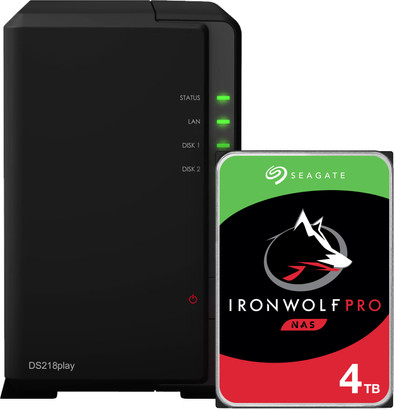 Synology DS218play + 4TB Pro is nooit meer leverbaar
