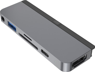 Hyper 6-in-1 usb C hub Space Gray voor Apple iPad Pro (2018/2020) en Air (2020) is nooit meer leverbaar