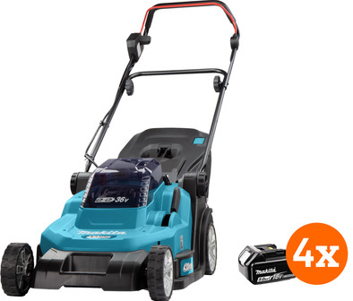 Makita DLM432CT2 5,0 Ah Accu (4x) Starterspakket is nooit meer leverbaar
