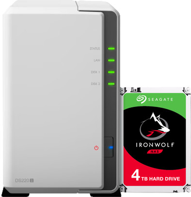 Synology DS220j + 4TB | Coolblue | NAS