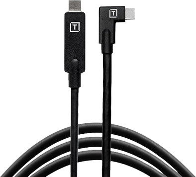 Tether Tools TetherPro Usb C naar Usb C Haaks Zwart is nooit meer leverbaar
