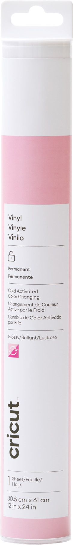 Cricut Color Changing Vinyl (Cold) Permanent Pink 30x60cm is no longer available