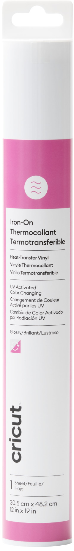 Cricut Kleurveranderende Iron-On (UV-geactiveerd) Pastelrood 30x48 cm is nooit meer leverbaar