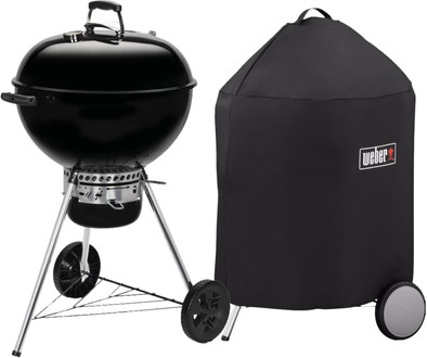 Weber Original Kettle E-5730 57 cm Zwart + Weber Luxe Hoes 57 cm is nooit meer leverbaar