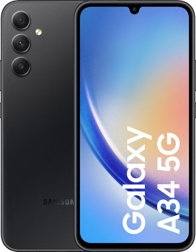 Samsung Galaxy A34 256GB Zwart 5G is nooit meer leverbaar