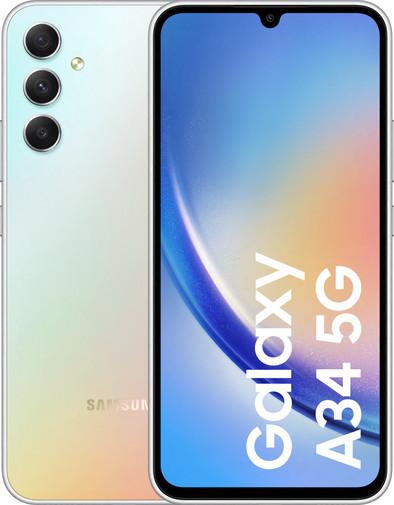 Samsung Galaxy A34 128GB Zilver 5G is nooit meer leverbaar